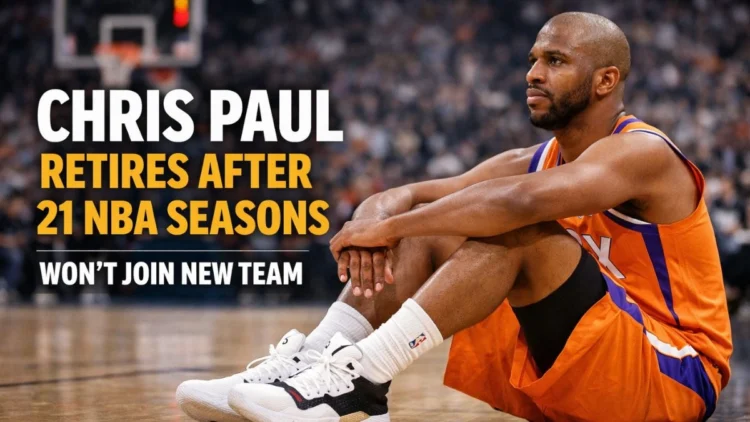 Chris Paul Retires After 21 NBA Seasons, Won’t Join New Team