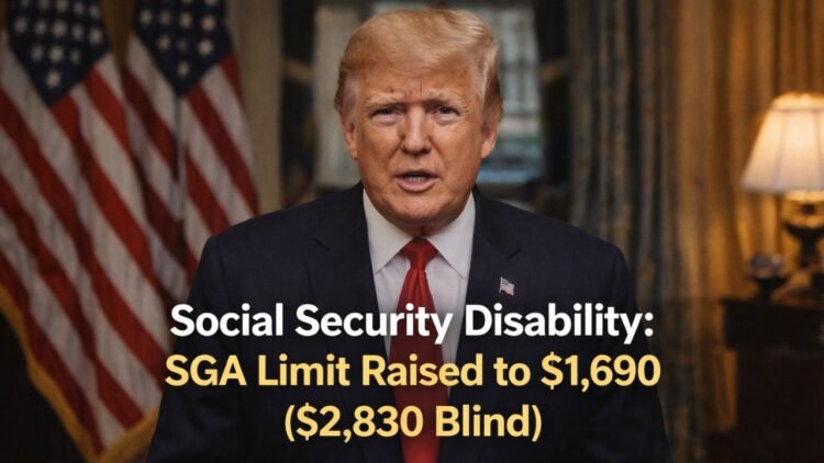 Social Security Disability: SGA Limit Raised to $1,690 ($2,830 Blind)