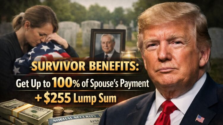 Survivor Benefits: Get Up to 100% of Spouse’s Payment + $255 Lump Sum